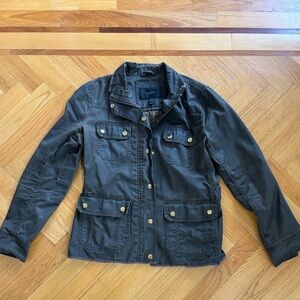 J. Crew Downtown Field Jacket XS in “Mossy Brown”